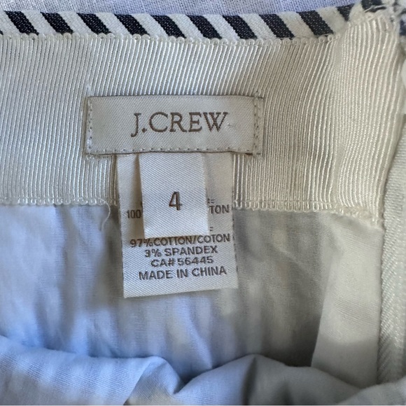 J.Crew Striped Seersucker Pencil Skirt Size 4 - Picture 7 of 11